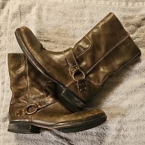 Cole Haan Dark Brown Leather Boots